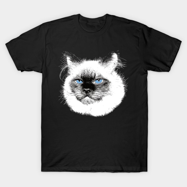 Ragdoll Cat Christmas Gift For Ragdoll Owners T-Shirt by DoggyStyles